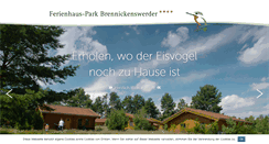 Desktop Screenshot of ferienhaus-park.de